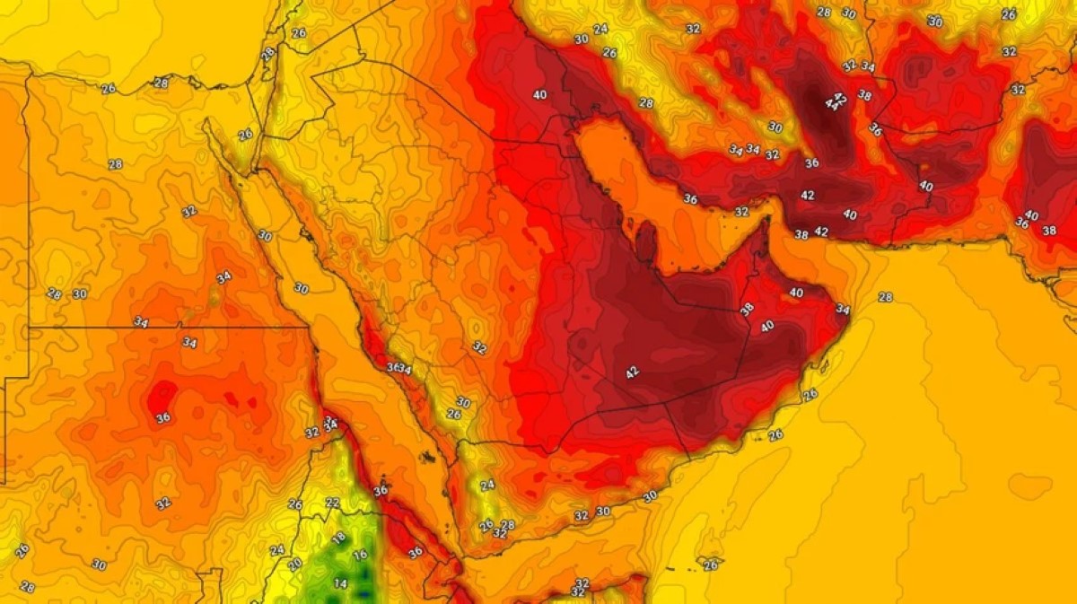توقعات الطقس في السعودية