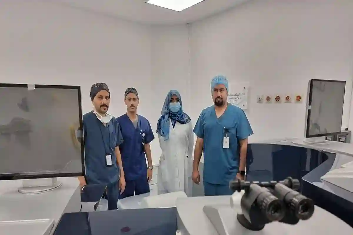 تقنية طبية حديثة بمستشفى العيون بجدة. 