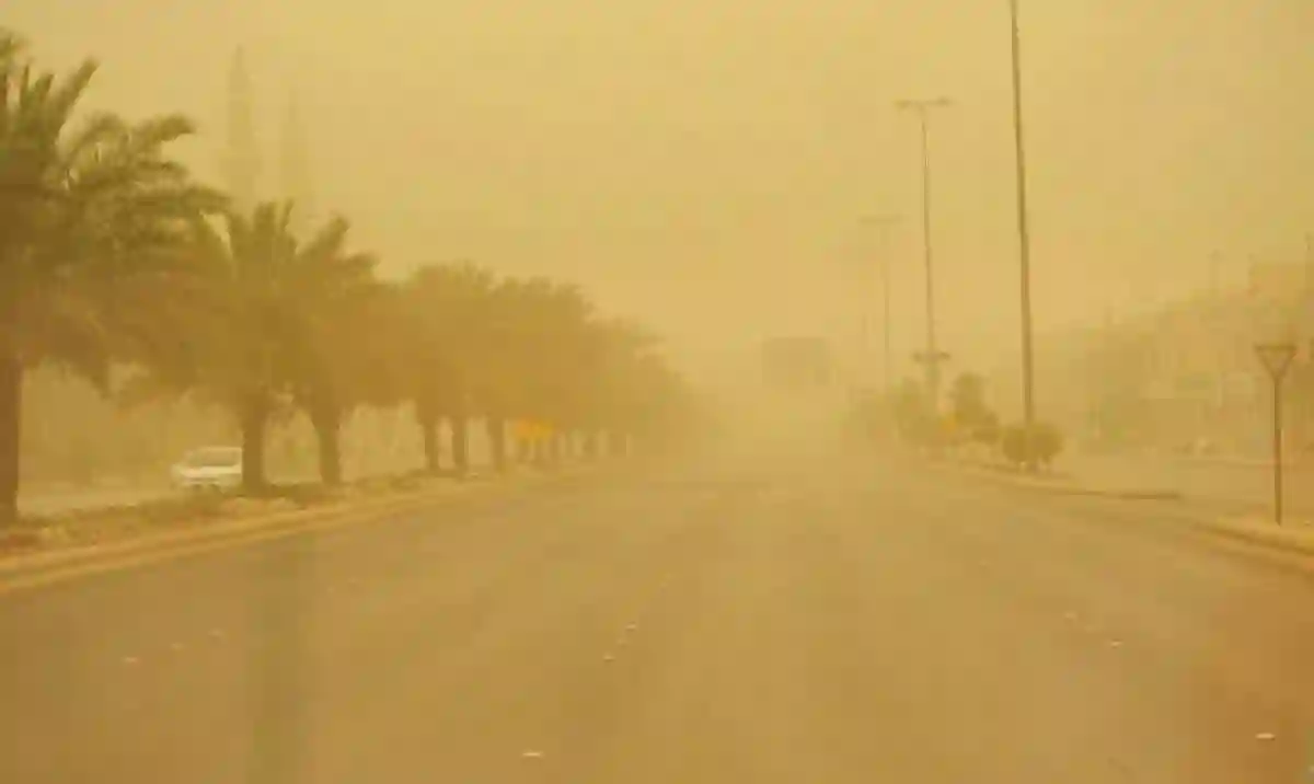 أجواء مغبرة في نجران