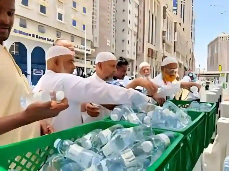 15 مليون عبوة لسقيا الحجاج
