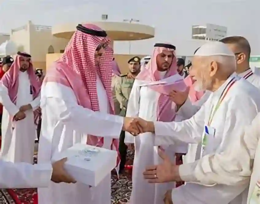 استقبال الحجاج العراقيين بجديدة عرعر